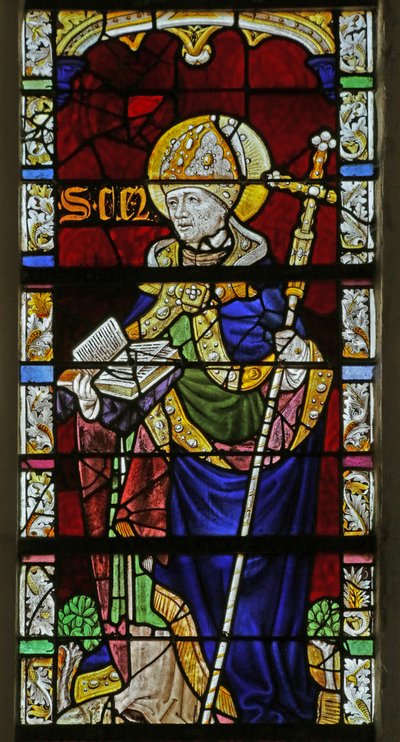 Window depicting Saint Cler by French School